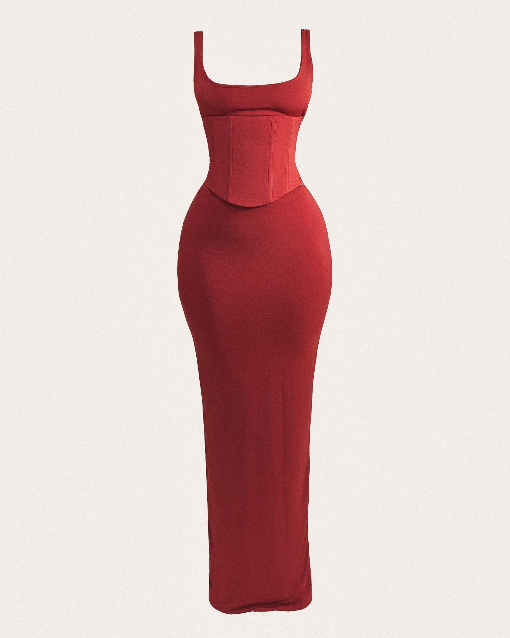 The Sandra Scoop Maxi in Red
